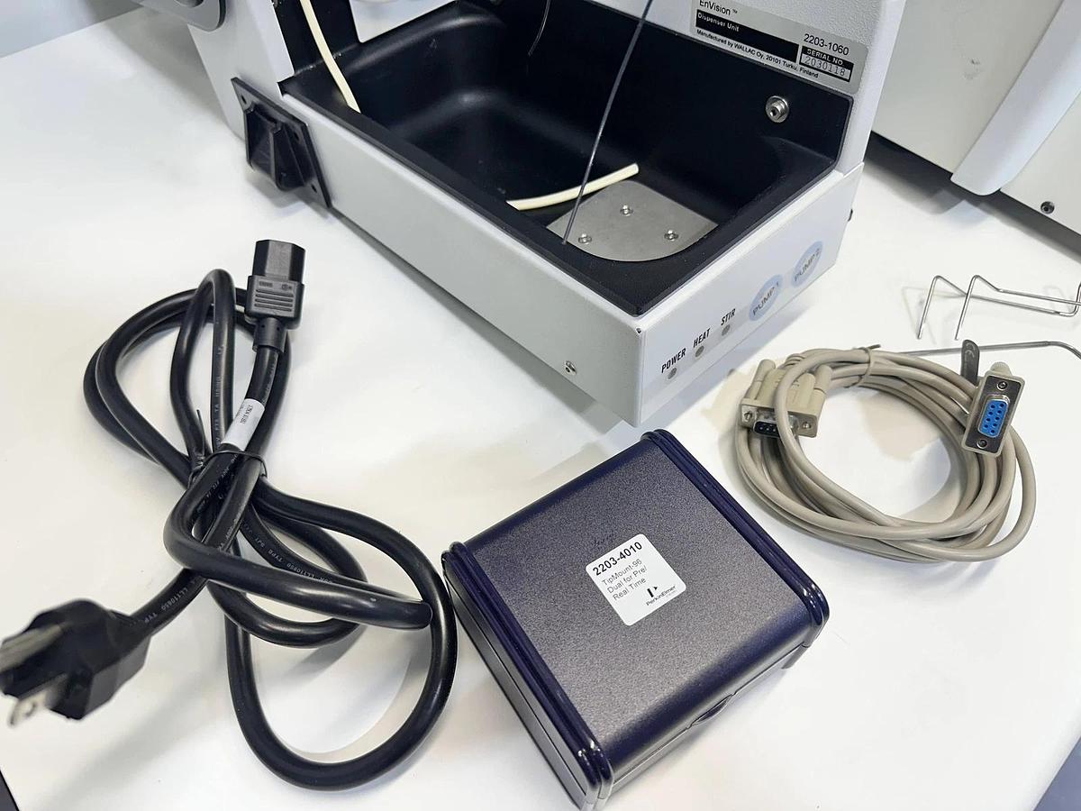 Used PerkinElmer EnVision Multilabel Plate Reader – Model 2104-0010 – With 2203-1060 Dispenser