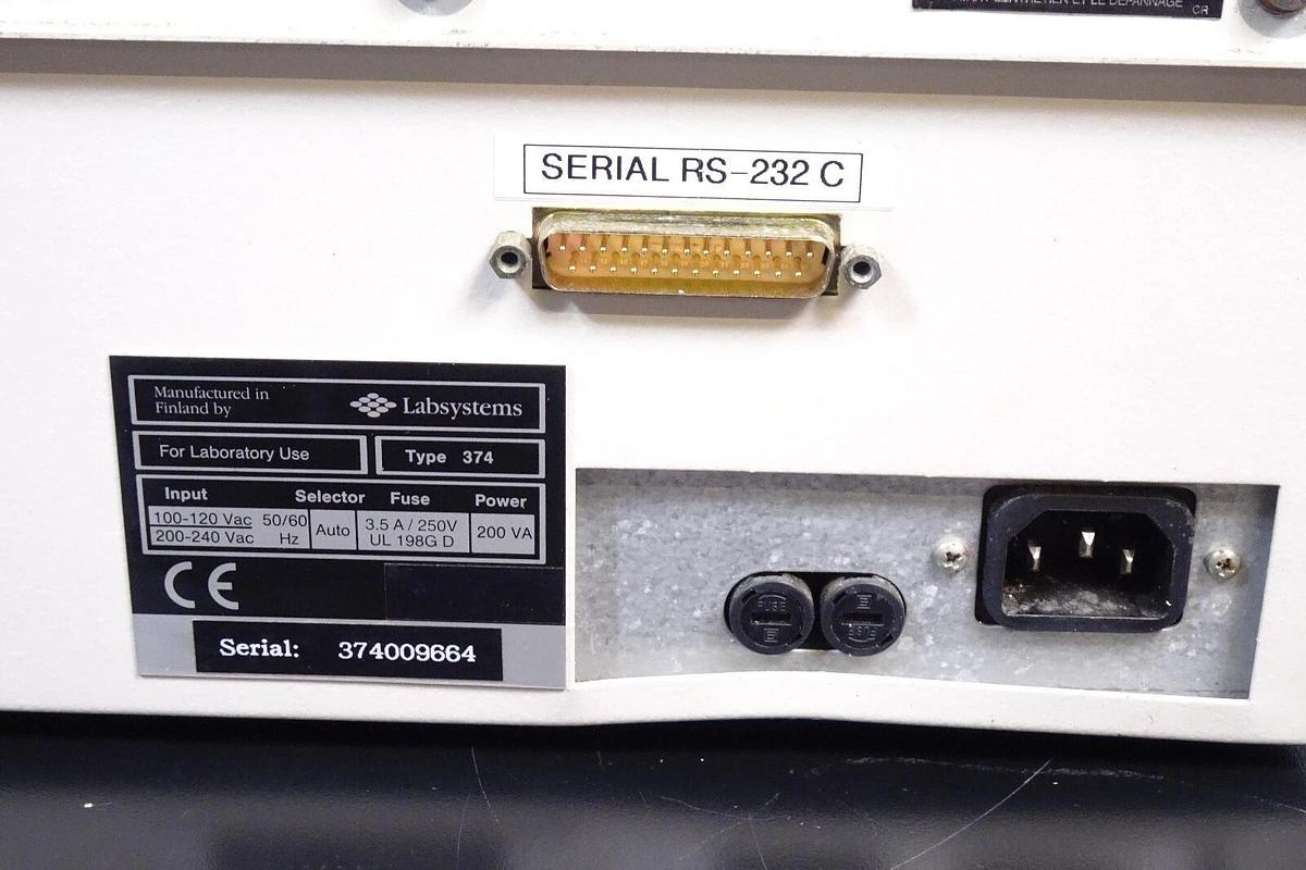 Used Molecular Devices fmax – Labsystems 374 Microplate Reader – Removed from Working Lab – Untested – No Accessories