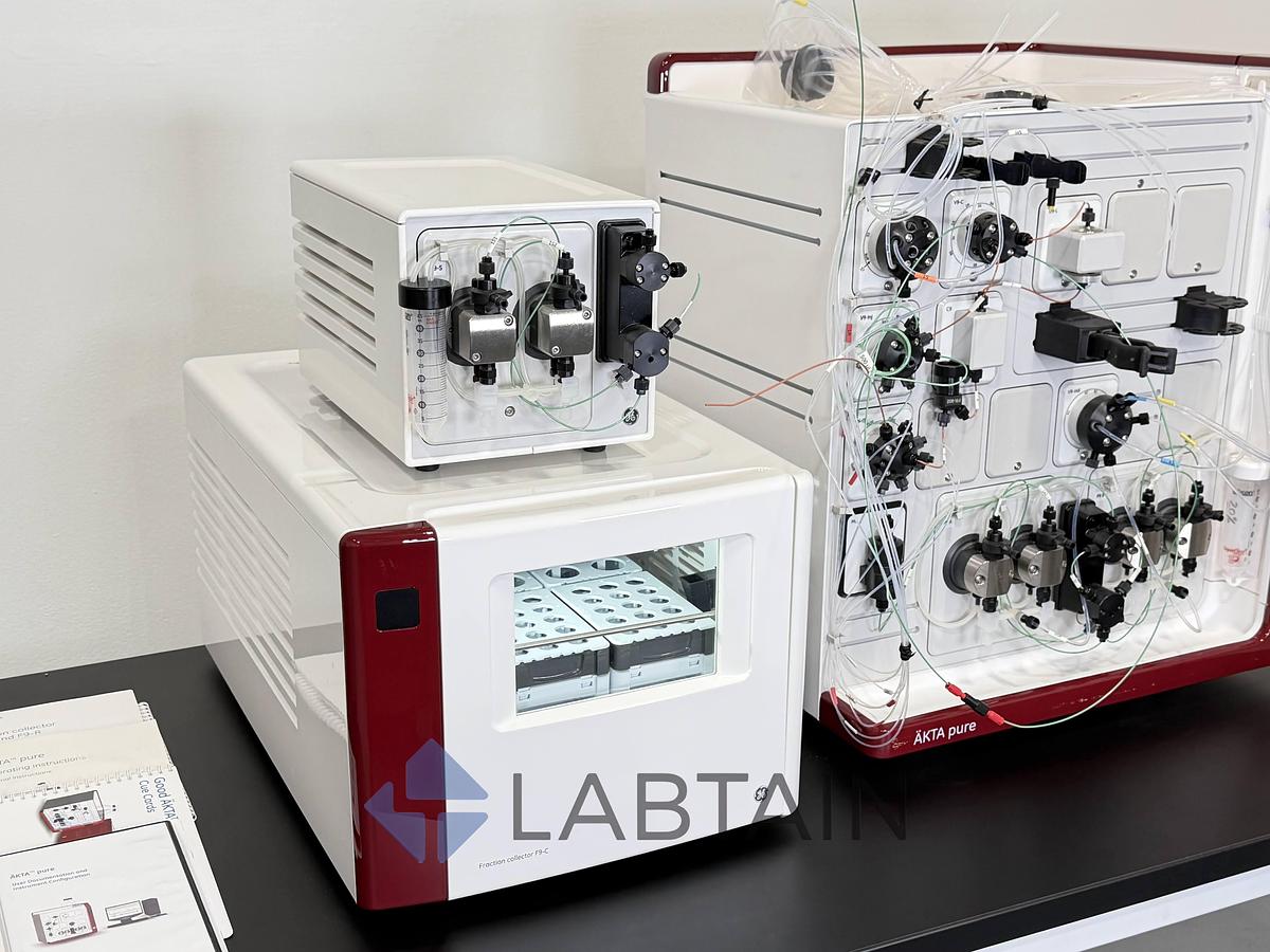 Used GE ÄKTA Pure Chromatography System with F9-C Fraction Collector & S9 Sample Pump