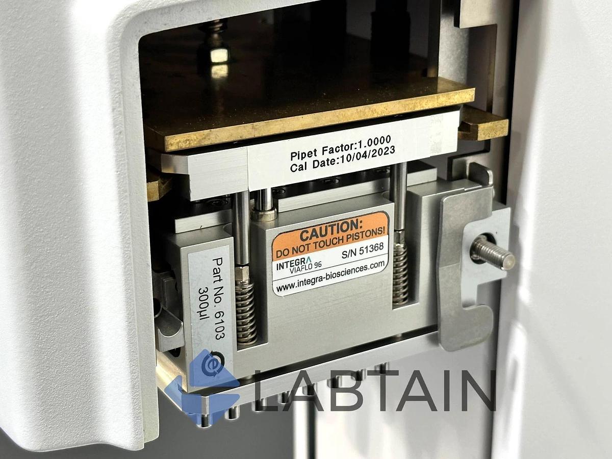 Used INTEGRA VIAFLO 96 Electronic 96-Channel Handheld Pipette with 96x1250µl Head