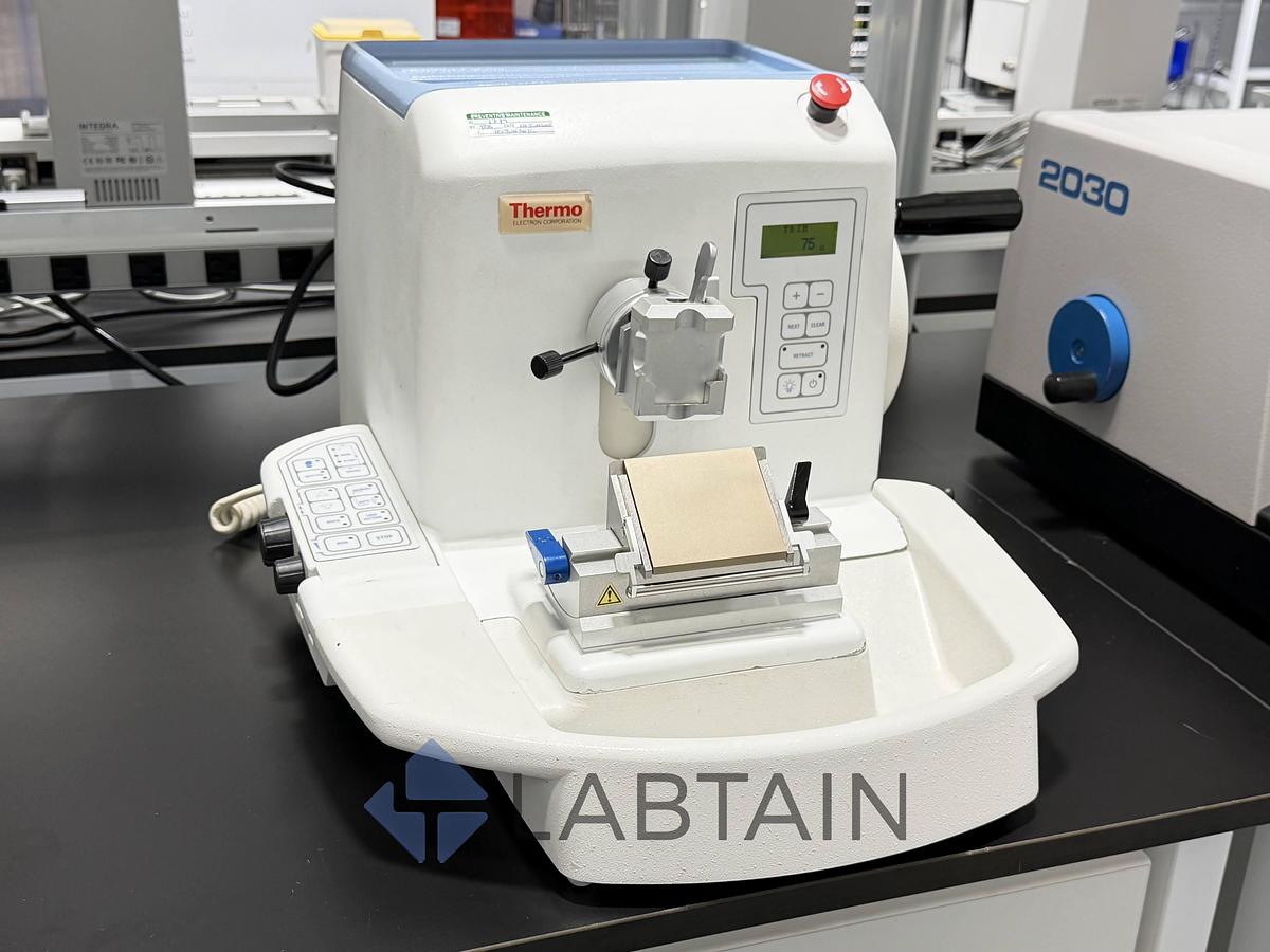 Used Thermo Electron Finesse ME+ Automated Rotary Microtome w/ Control Unit Used