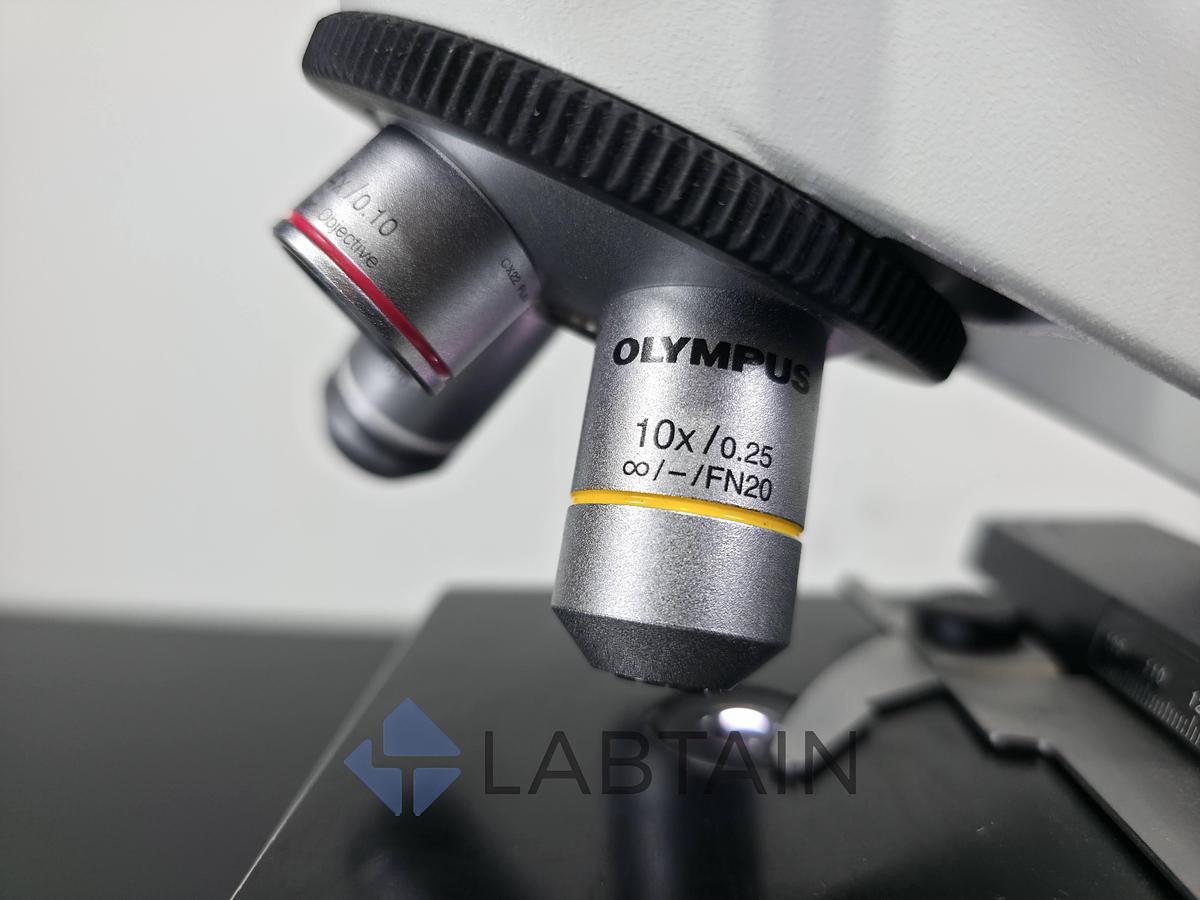 Used Olympus CX22RFS1 Binocular Biological Microscope Halogen Infinity Optics Used