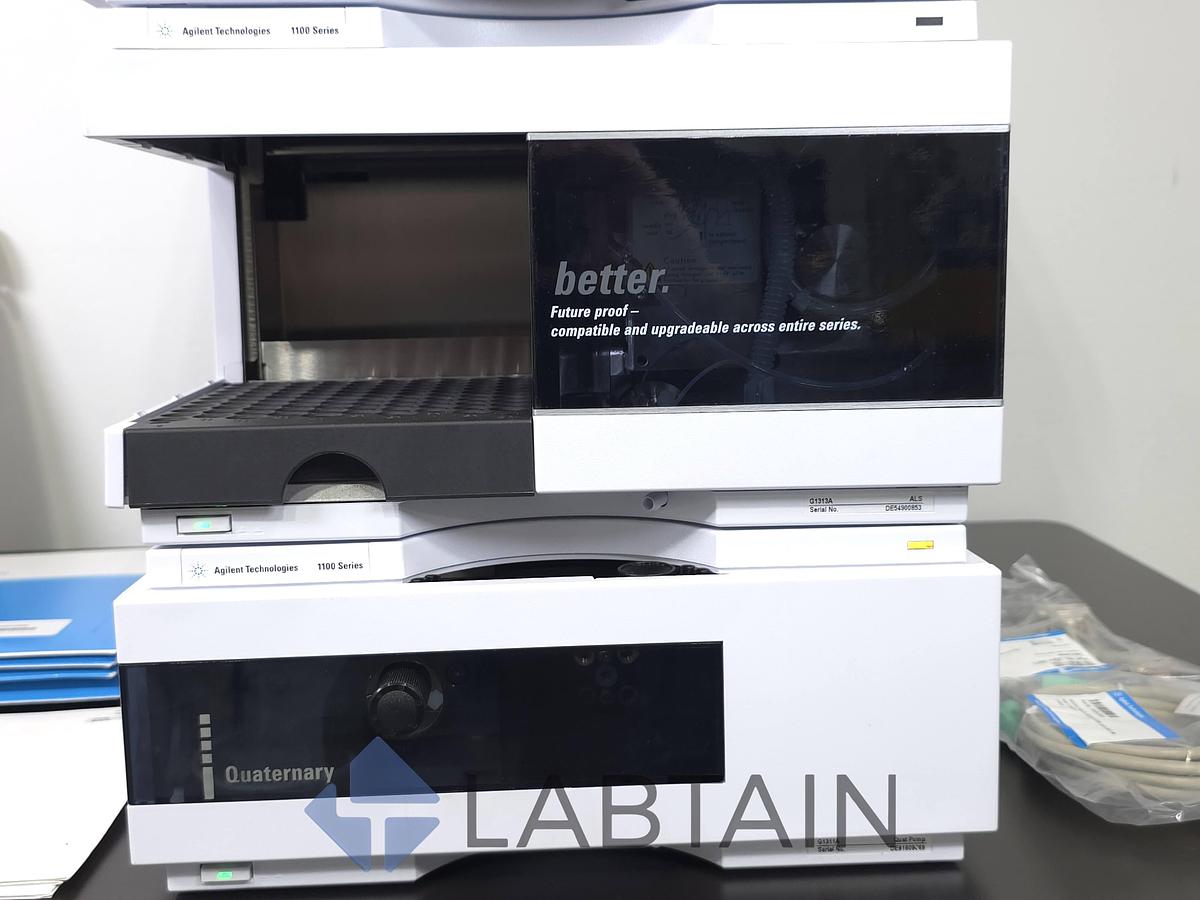 Used Agilent Technologies 1100 / 1200 Series Quaternary HPLC System Stack with OpenLab ChemStation Used