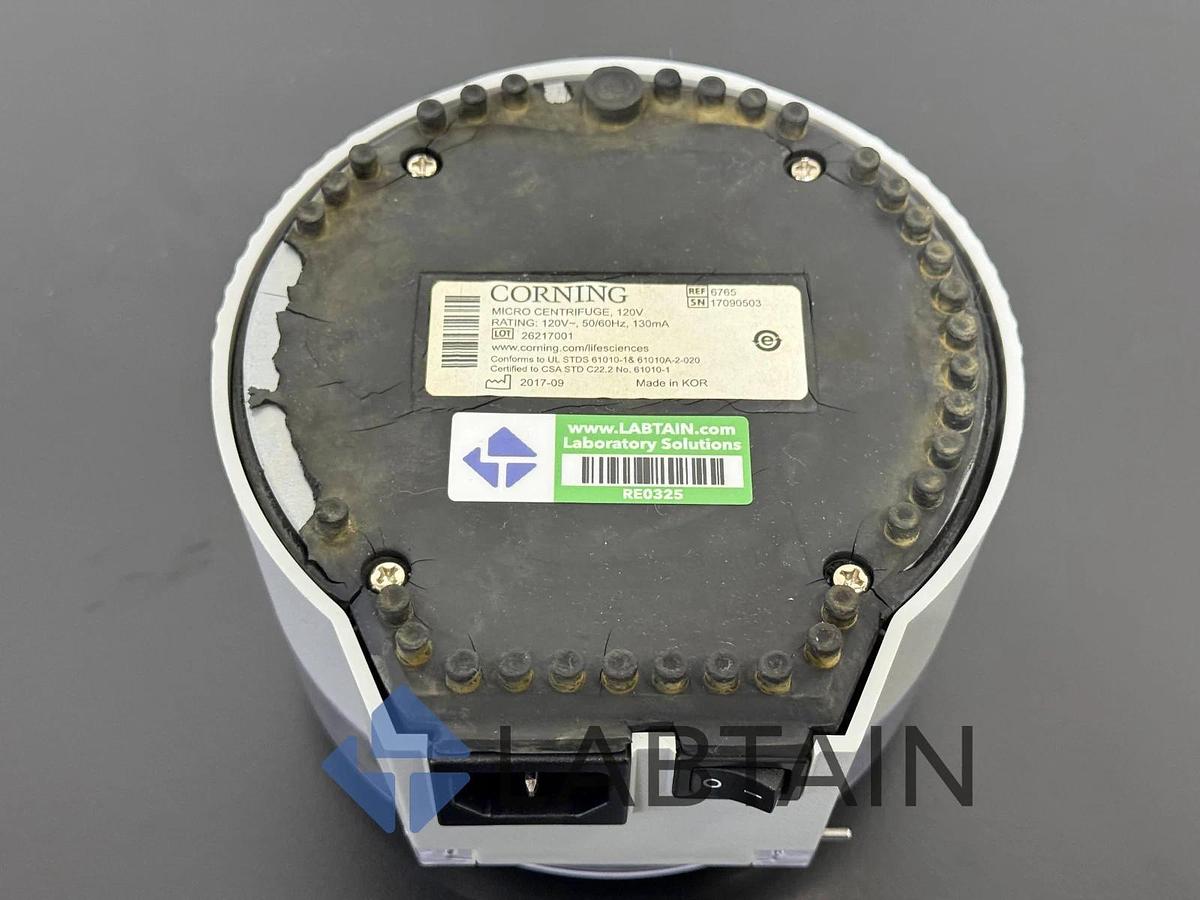 Used Corning 6765 LSE Mini Microcentrifuge 8-Place × 1.5/2.0 mL 17090503 – Tested