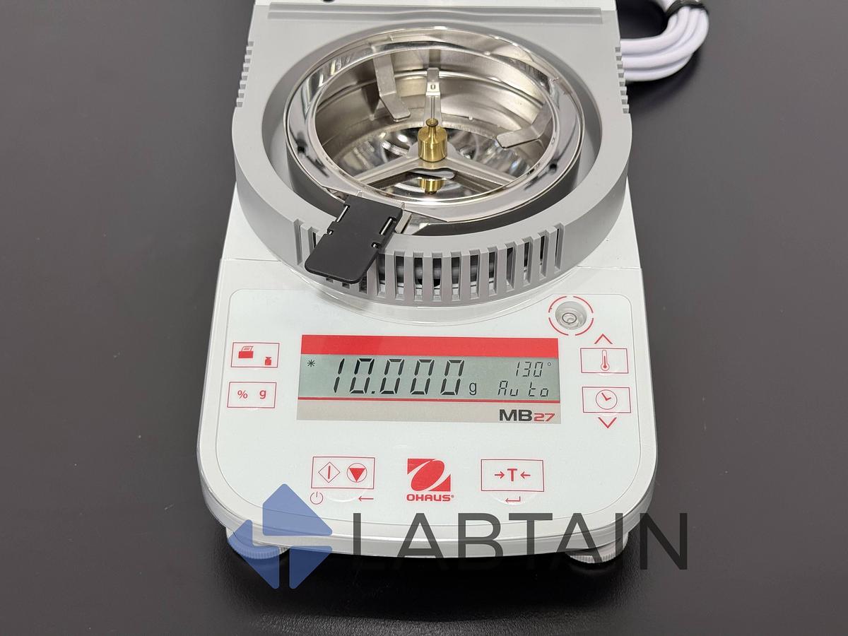 Used Ohaus MB27 Moisture Analyzer Balance 90g x 0.001g Laboratory Scale C213826343 – Tested