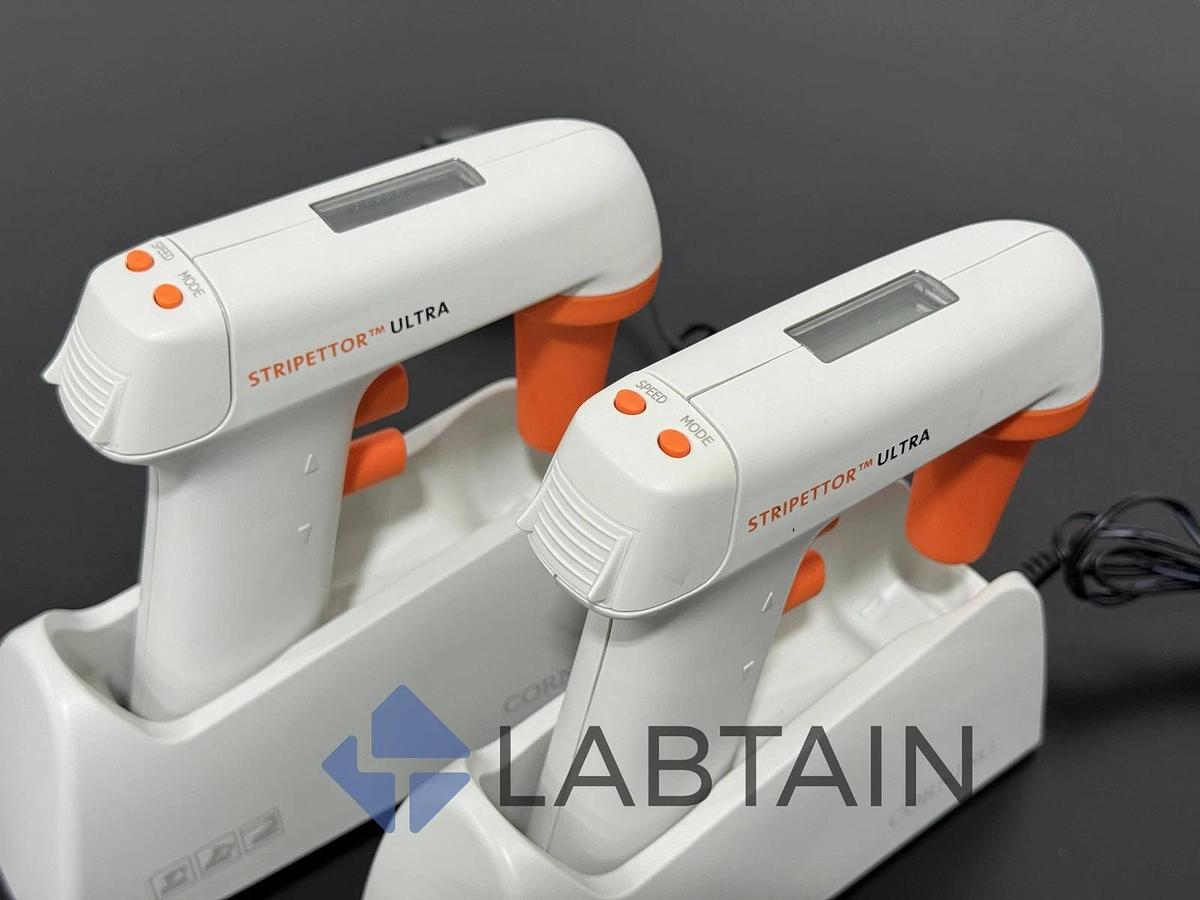 Used Corning Stripettor Ultra Electronic Serological Pipet Controller + Stand, 4099