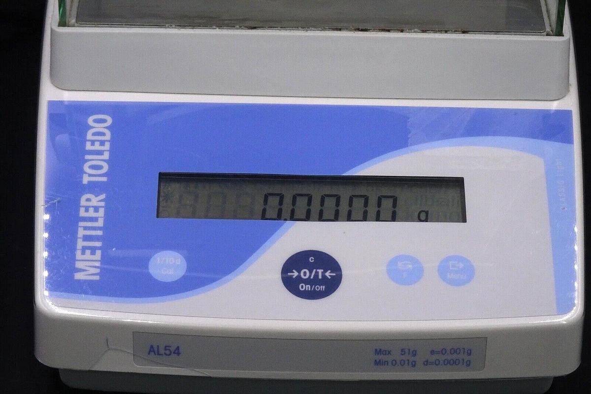 Used Mettler Toledo AL54 Analytical Balance w/ Power Adapter