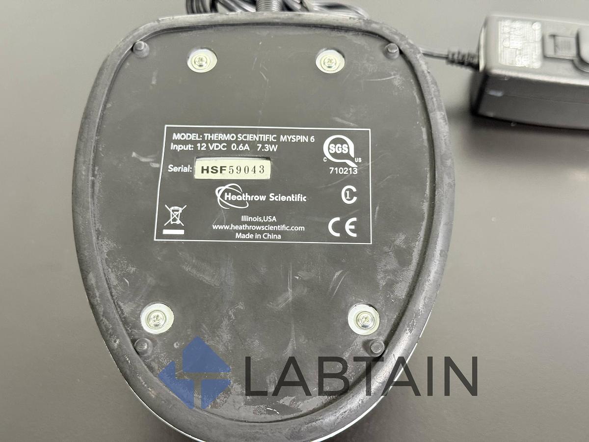 Used Thermo Scientific mySPIN 6 Mini Centrifuge – Compact Microtube Spinner – Used