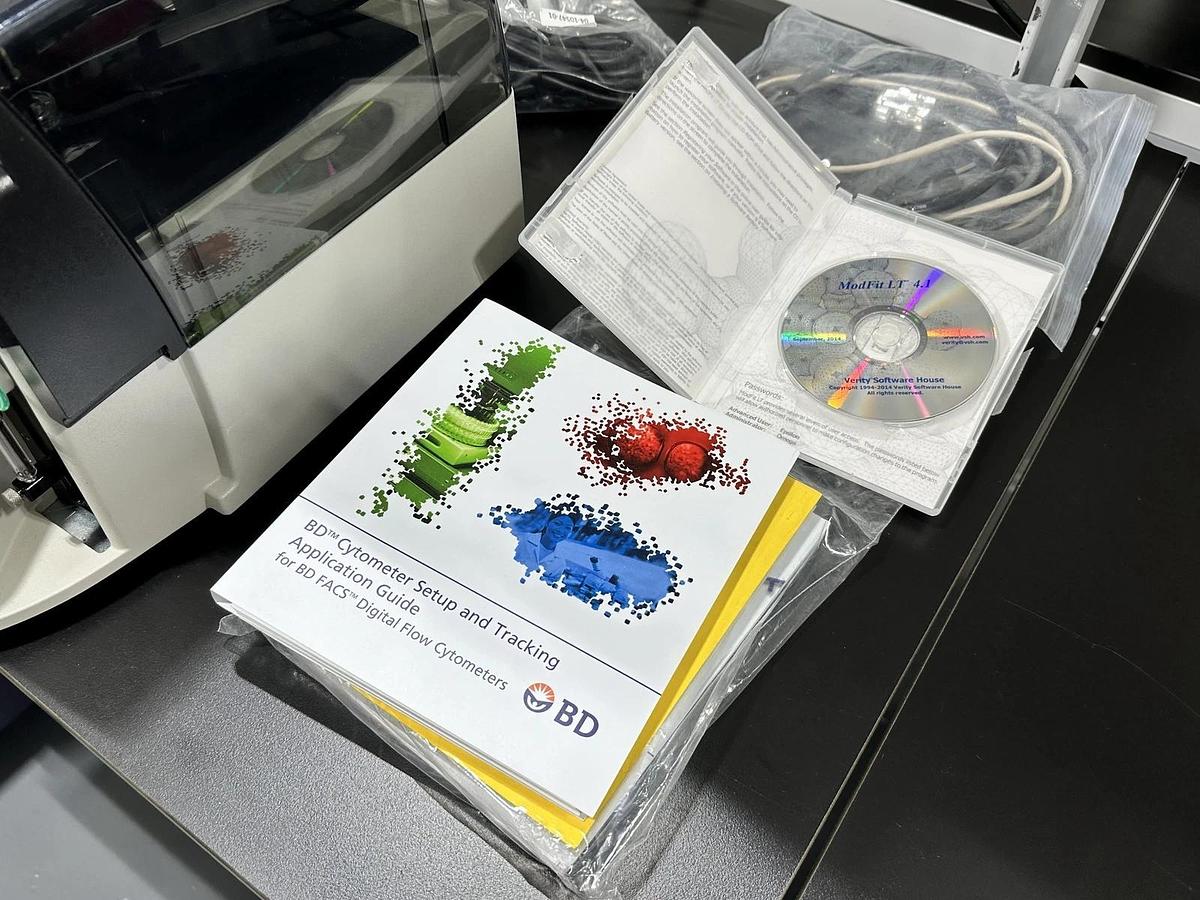 Used BD FACSCanto II Flow Cytometer System – With Fluidics Cart and BD HTS – Used