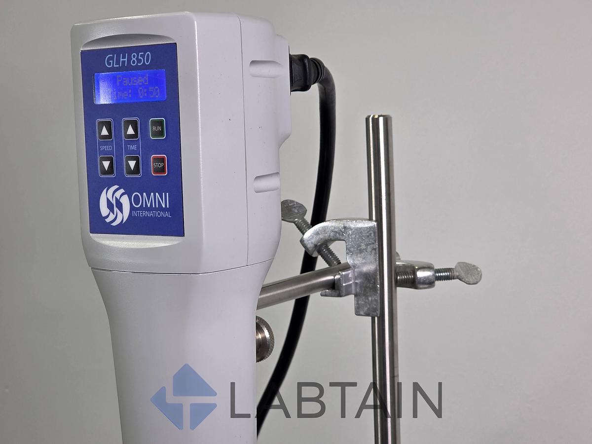 Used Omni International GLH 850 Digital Homogenizer Complete Processing Kit Used