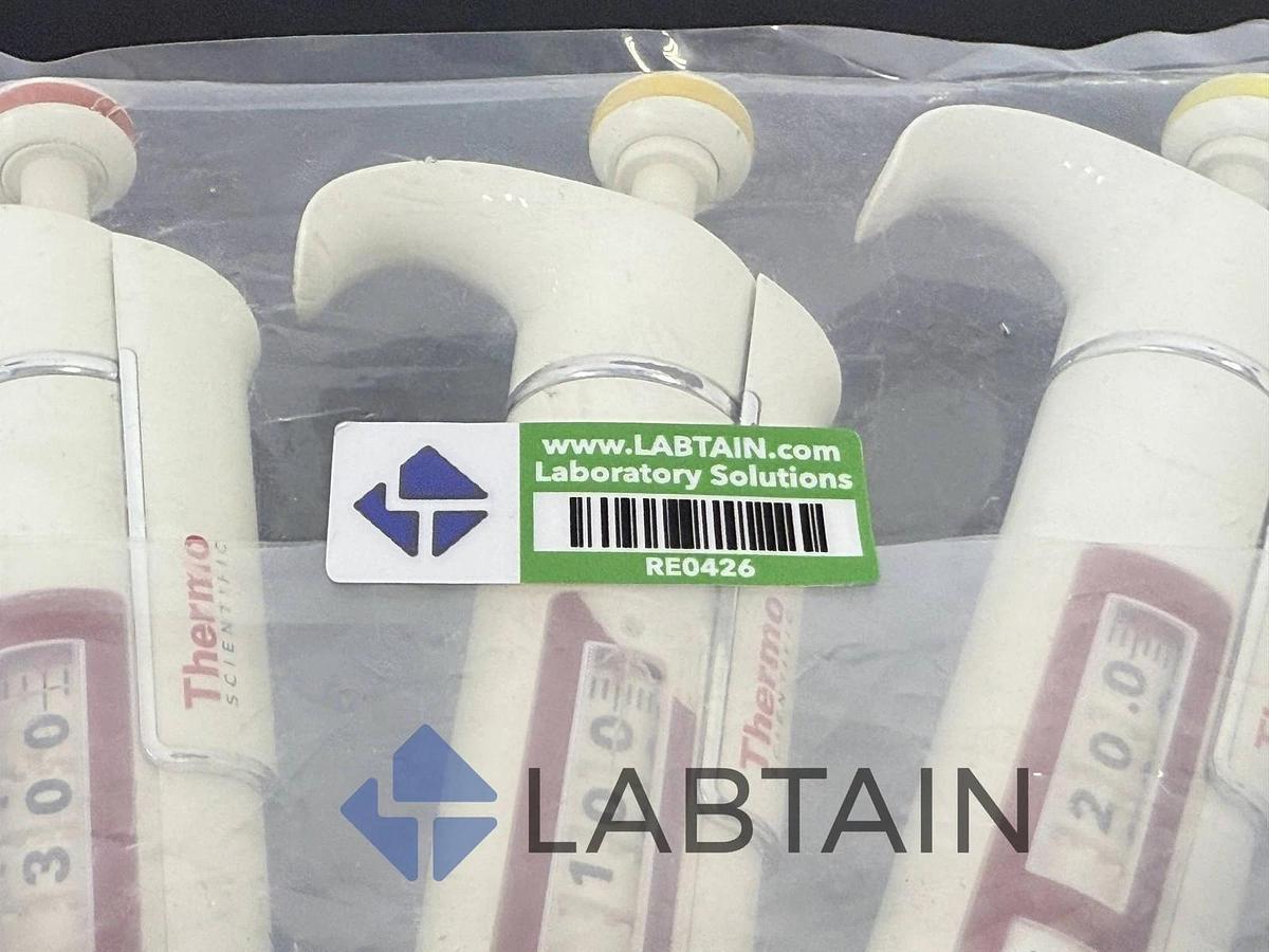 Used Lot of 3 Thermo Scientific Finnpipette F1 Manual Pipettes - Adjustable Volume