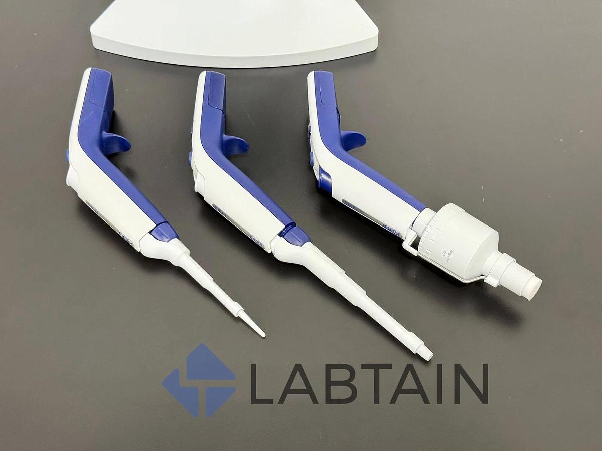 Used Rainin SmartStand SCS-B with (3) E4 XLS Electronic Pipettes - Metter Toledo