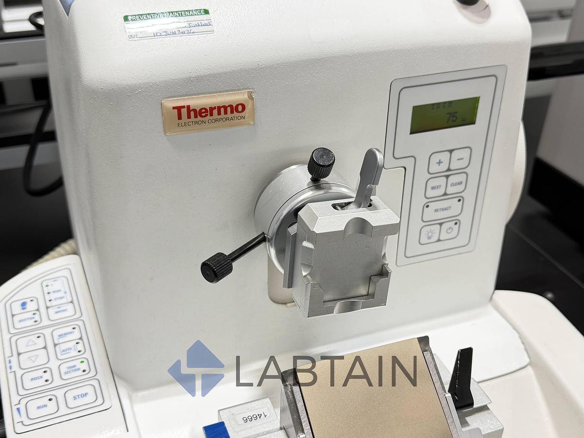 Used Thermo Electron Finesse ME+ Automated Rotary Microtome w/ Control Unit Used