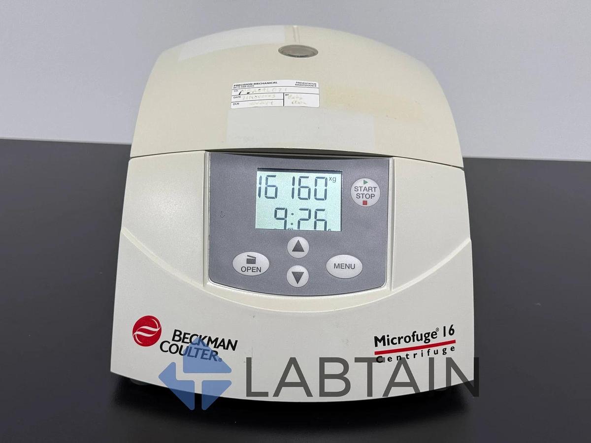 Used Beckman Coulter Microfuge 16 Centrifuge A46474 MBA09L021 – Tested