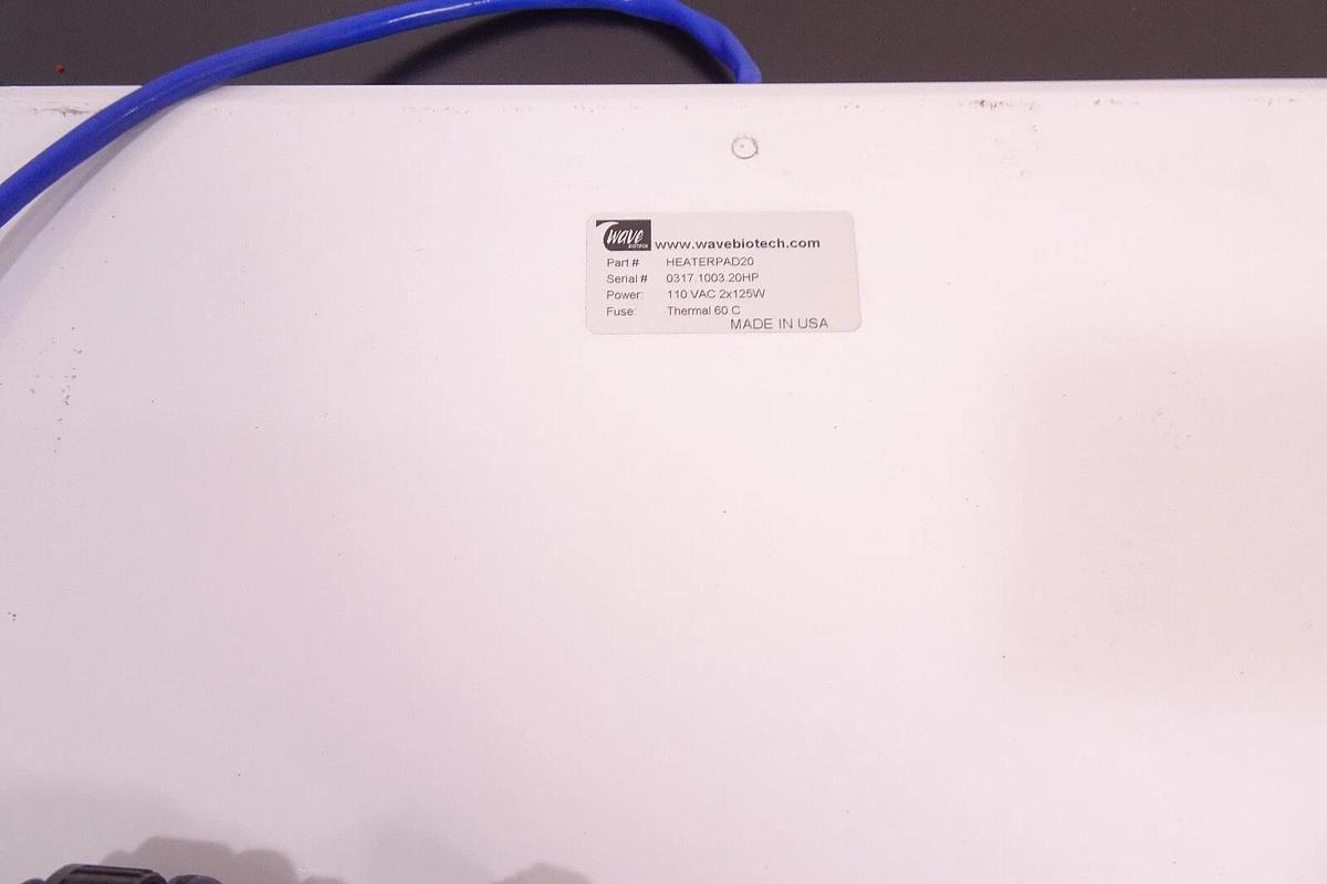 Used Wave Biotech Heater Pad | HEATERPAD20