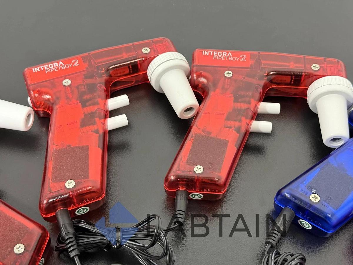 Used Integra Pipetboy 2 Pipette Controller | Set of 5 | Lab Pipettor Aspiration Unit