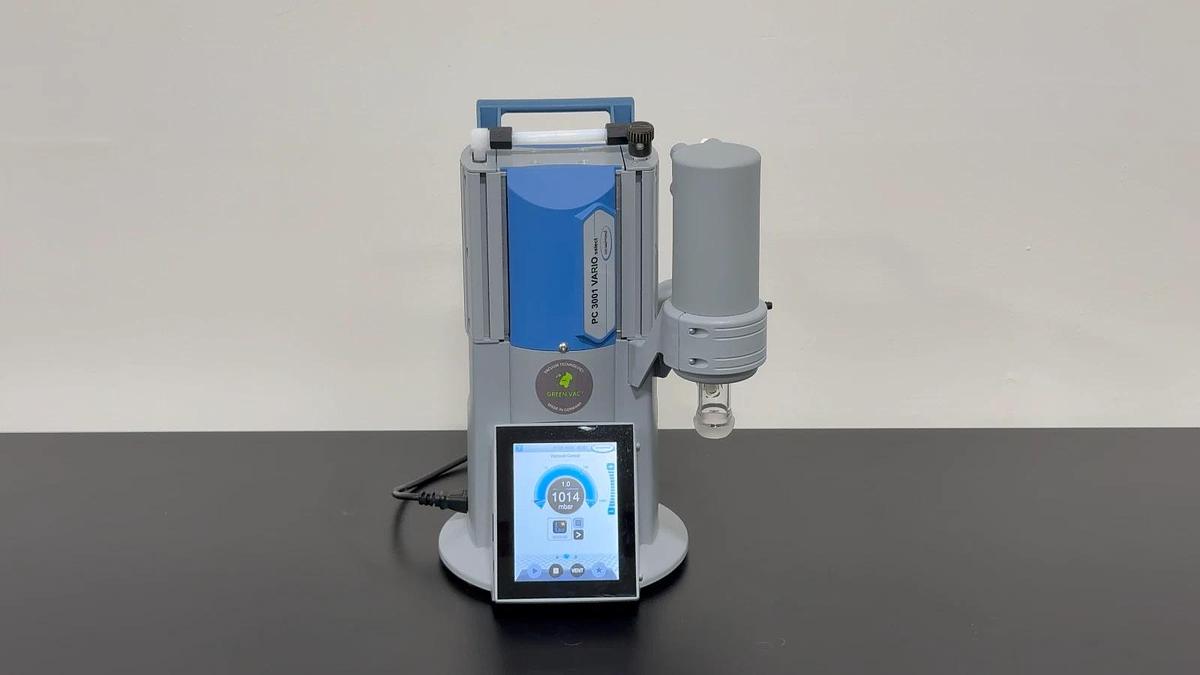 Used Vacuubrand PC 3001 VARIO Select Chemistry Pumping Unit – Oil-Free Diaphragm Vacuum System
