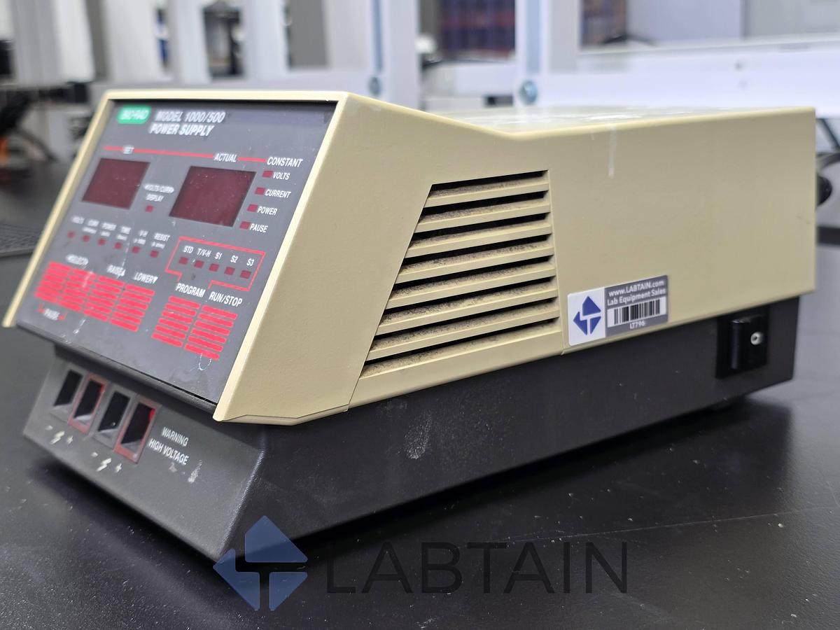 Used Bio-Rad Model 1000/500 Electrophoresis Power Supply 100-120V