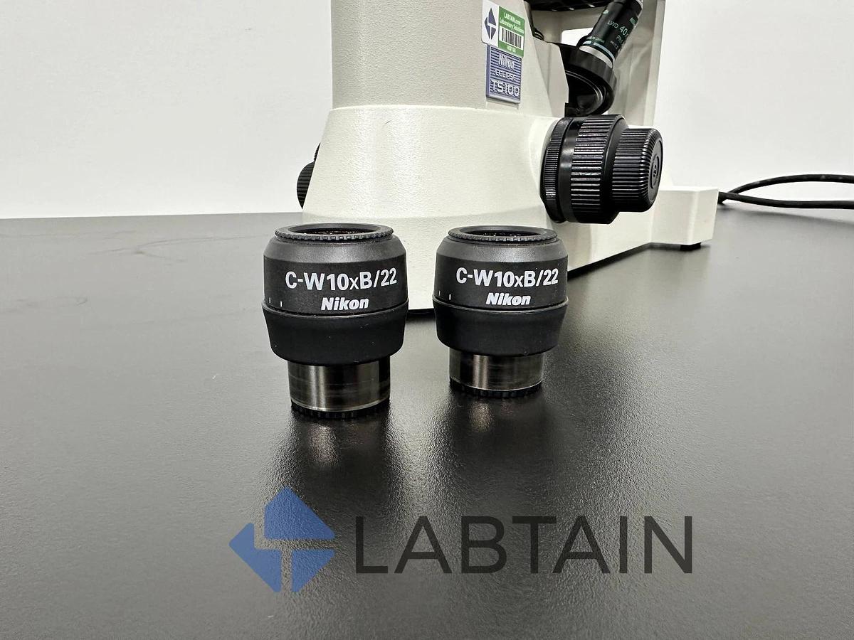 Used Nikon Eclipse TS100 Inverted Microscope – Phase Contrast – For Tissue Culture