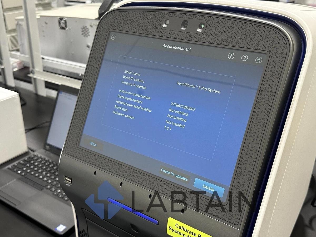 Used Applied Biosystems QuantStudio 6 Pro Real-Time PCR System A43054 – 384-Well Block – Laptop & Software Included