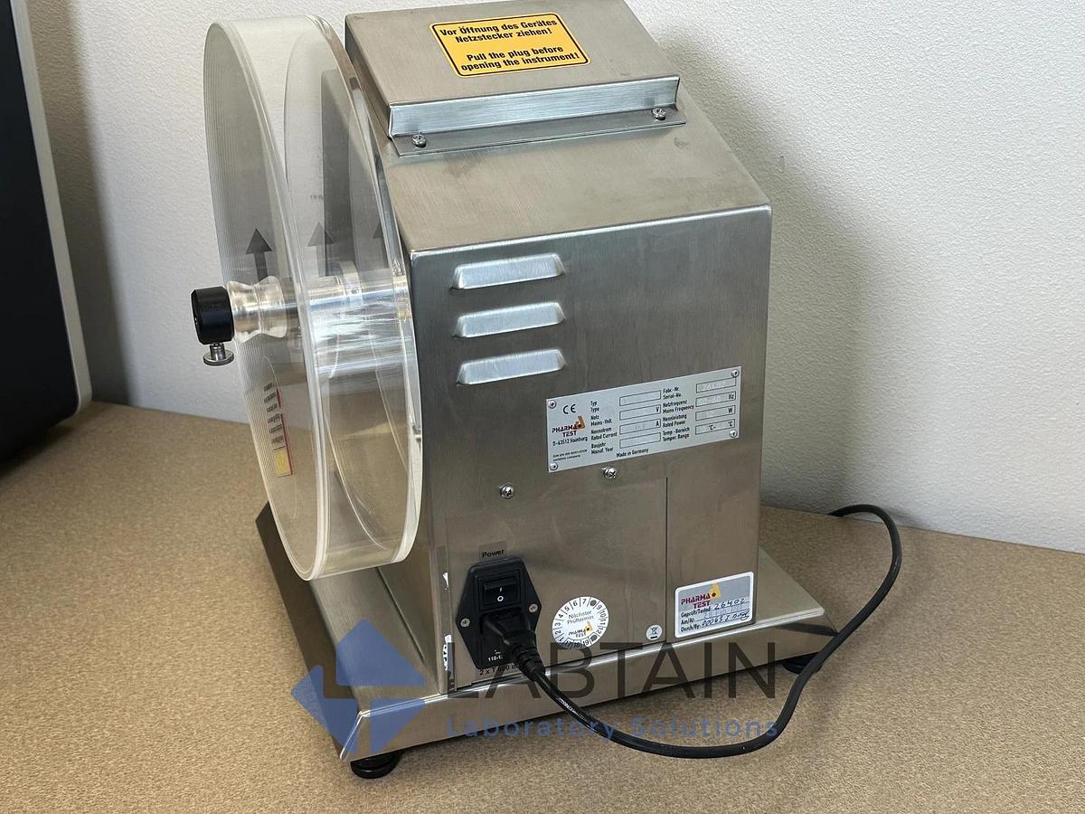 Used Pharma Test PTF10E Single-Drum Friability Test Instrument