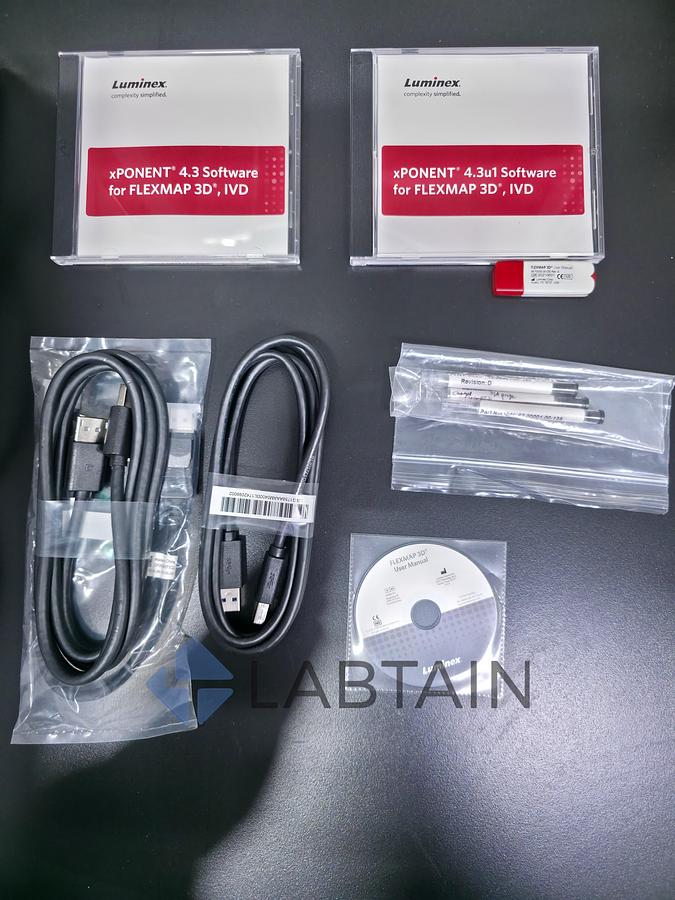 Used Luminex FLEXMAP 3D Multiplexing System w/ xPONENT 4.3 Software Media & Accessories - Used