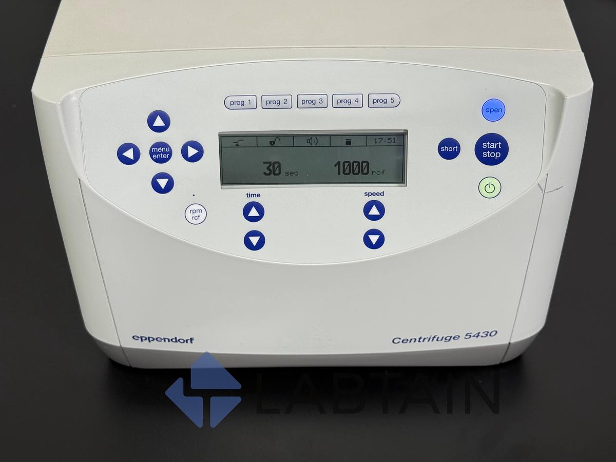 Used Eppendorf 5430 Benchtop Centrifuge – S/N 5427XO006965 – Tested