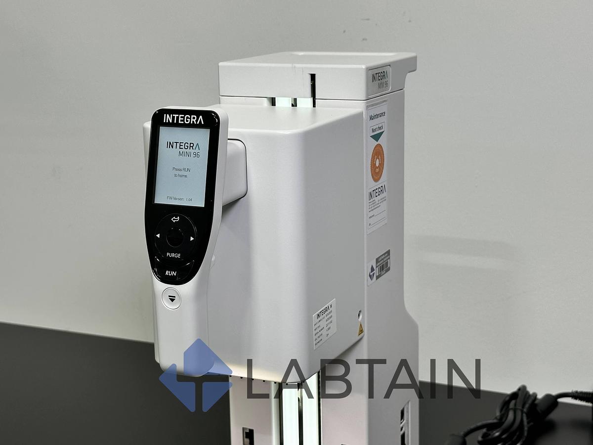 Used Integra VIAFLO 96 Electronic 96-Channel Handheld Pipette w/ 1250 µL Head – P/N 4801 – S/N 22111332 – Tested