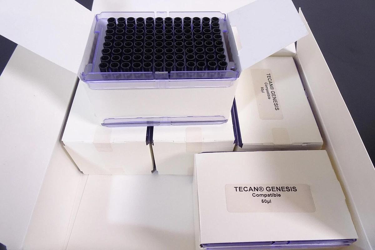 Tecan Genesis Compatible Tips | 50uL | 96x10 | 960 Tips