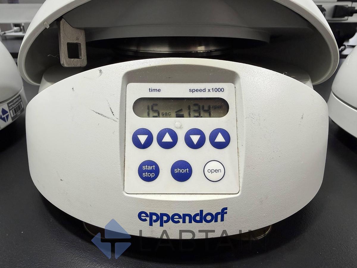 Used Eppendorf MiniSpin Microcentrifuge 13,400 RPM w/ F-45-12-11 Rotor Used