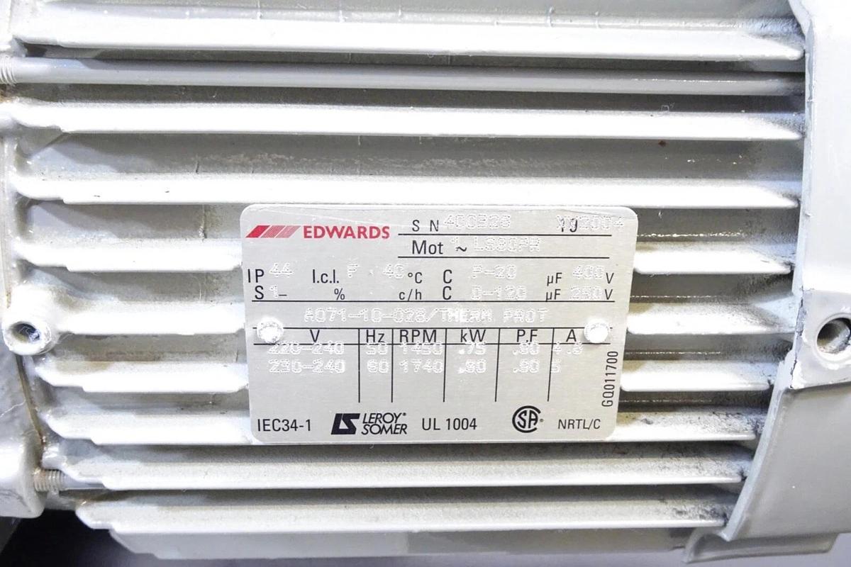 Used Edwards E2M30 Rotary Vane Vacuum Pump | A374-15-903