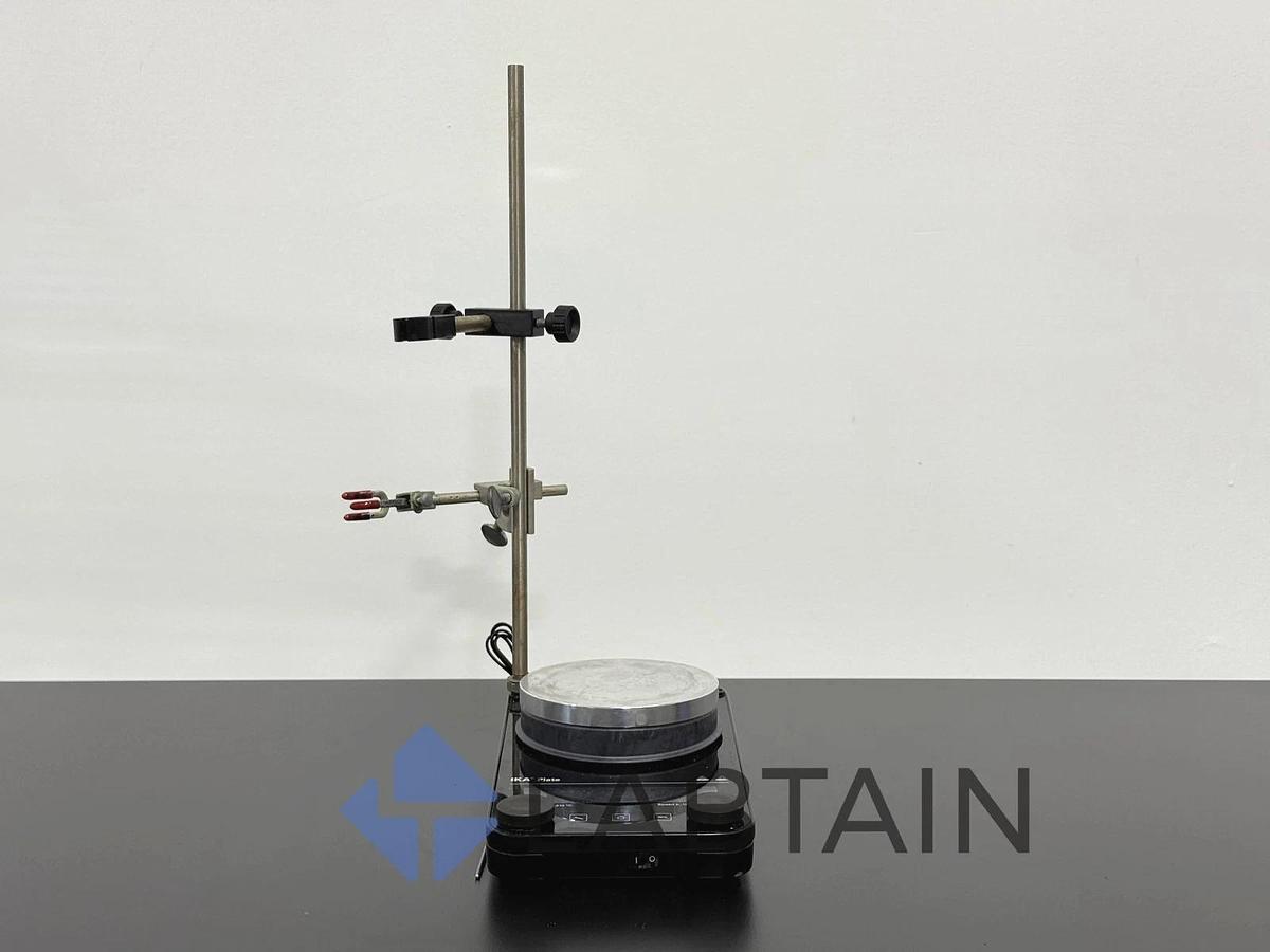 Used IKA Plate S001 Magnetic Stirrer with Heating (1700rpm, 340°C) w/ Temp Probe