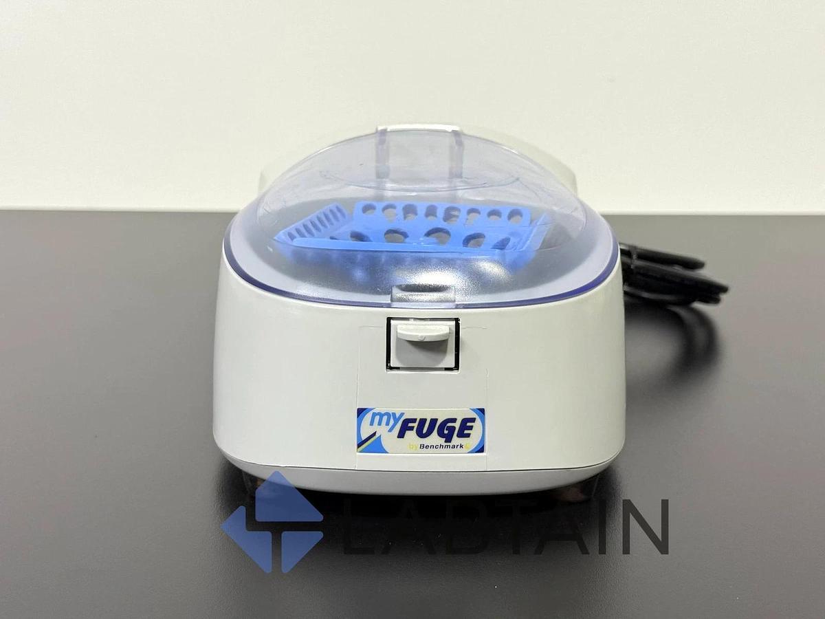 Used Benchmark Scientific MyFuge Mini Centrifuge – Dual Rotor – Compact 120V Lab Spinner – Excellent Condition