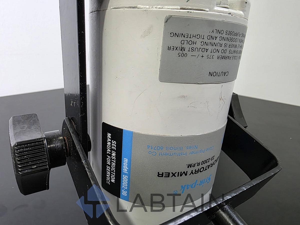 Used Cole-Parmer Stir-Pak Laboratory Mixer System (Model 50002-30 / 50002-02)