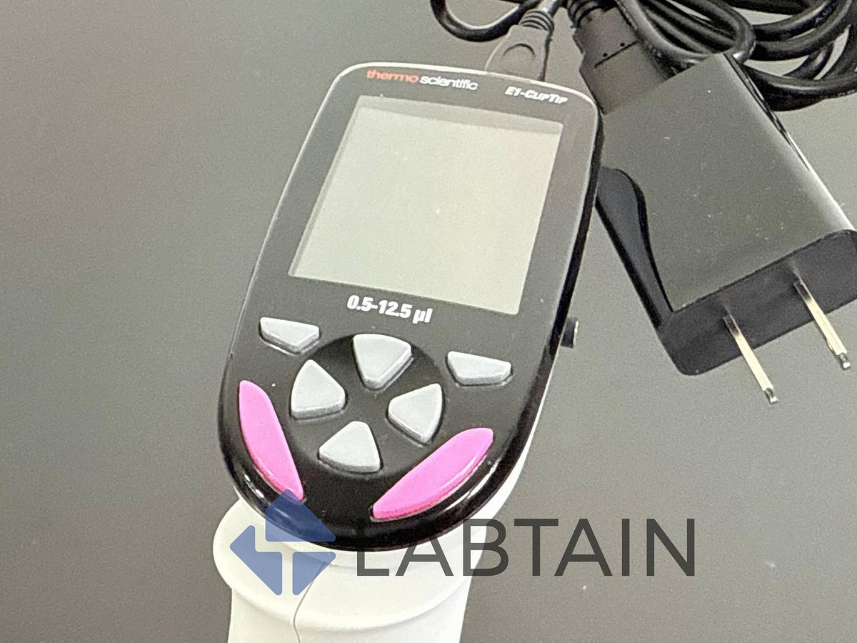 Used Thermo Scientific E1-ClipTip Electronic Pipette – 0.5–12.5 µL – P/N SJ02026 – Used