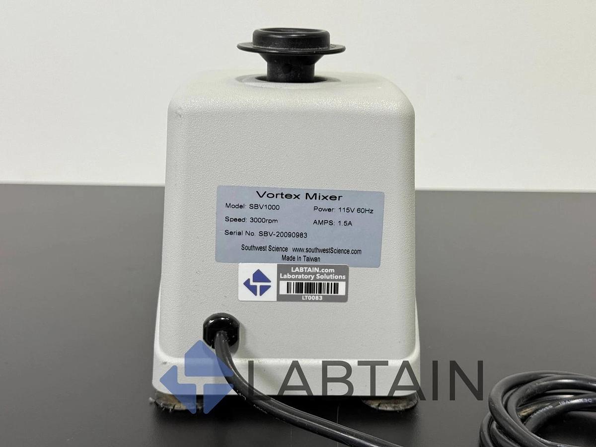 Used Southwest Science Vortex Mixer - Model SBV1000 - 3000 RPM | SBV-20090983