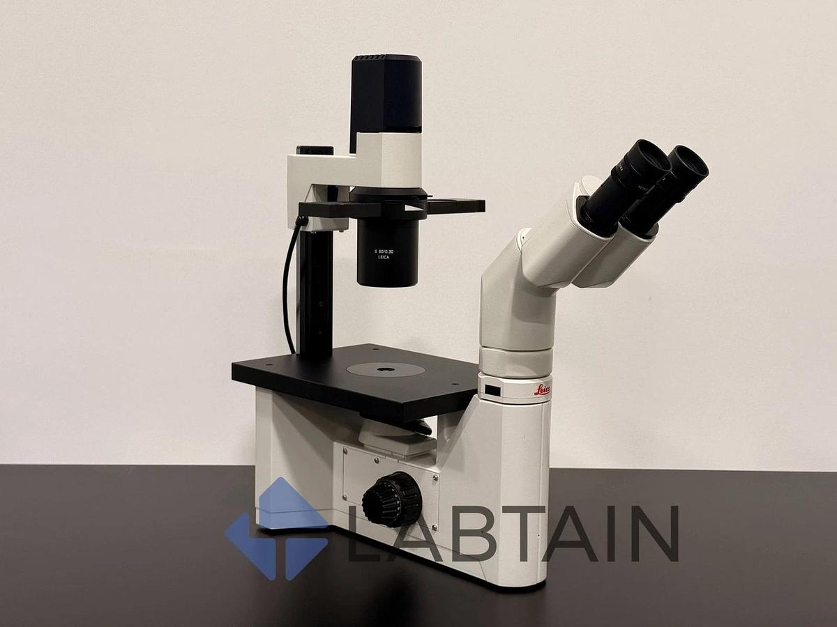 Used Leica Microscope DM IL LED Inverted Laboratory Microscope - Model 365725