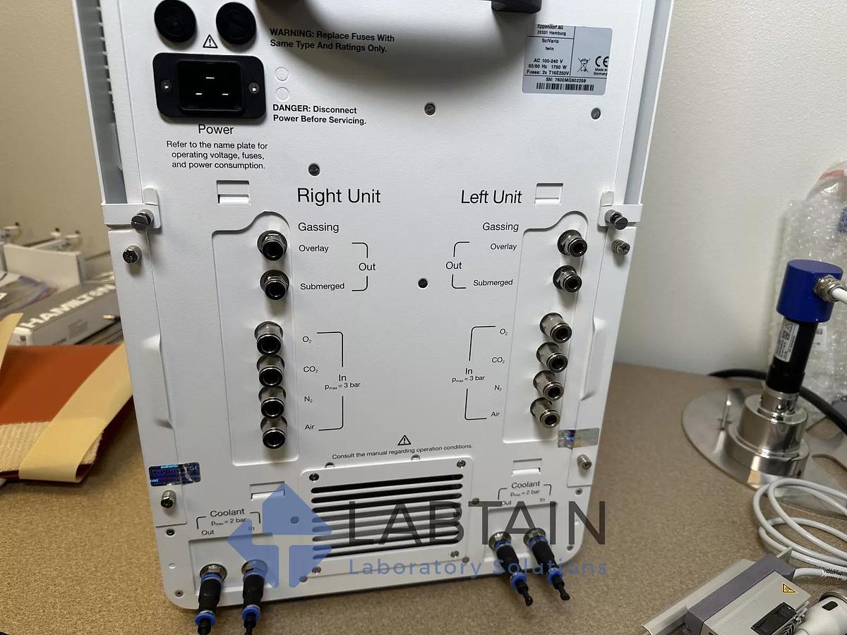 Used Eppendorf SciVario Twin Fermenter/Bioreactor System -