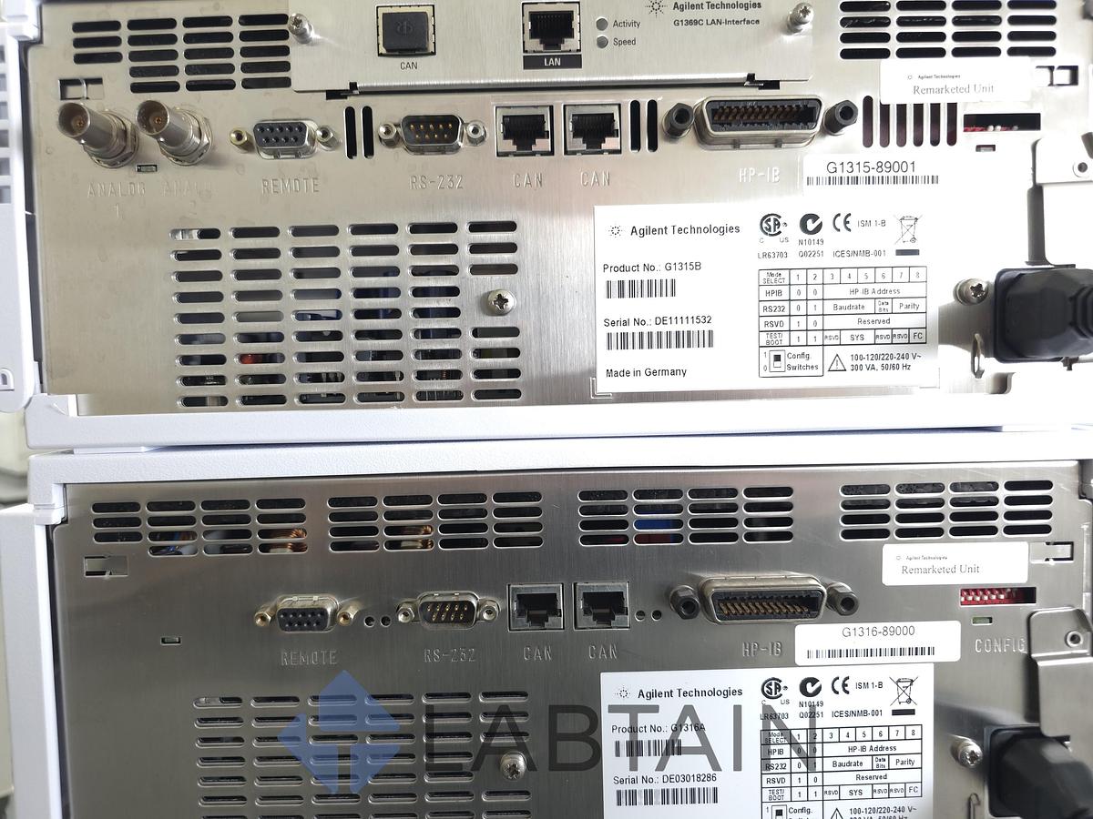 Used Agilent Technologies 1100 / 1200 Series Quaternary HPLC System Stack with OpenLab ChemStation Used