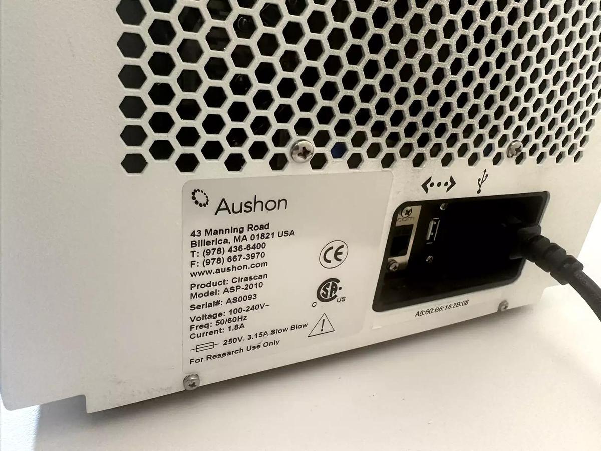 Used 2× Aushon CiraScan Imaging and Analysis System ASP-2010 SN AS0017 & AS0093 – Tested