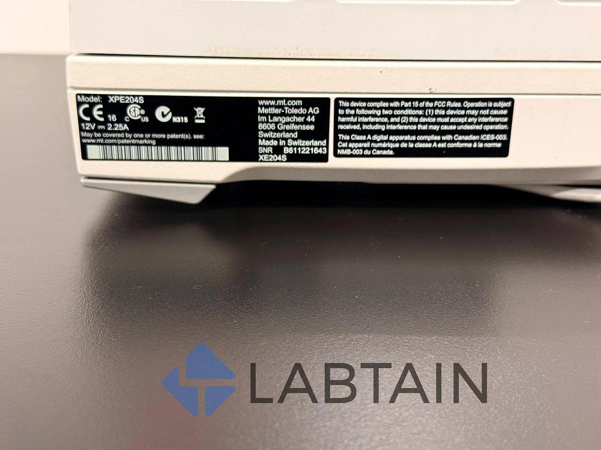 Used Mettler Toledo XPE204S Analytical Balance B611221643 – 220 g × 0.1 mg – Tested