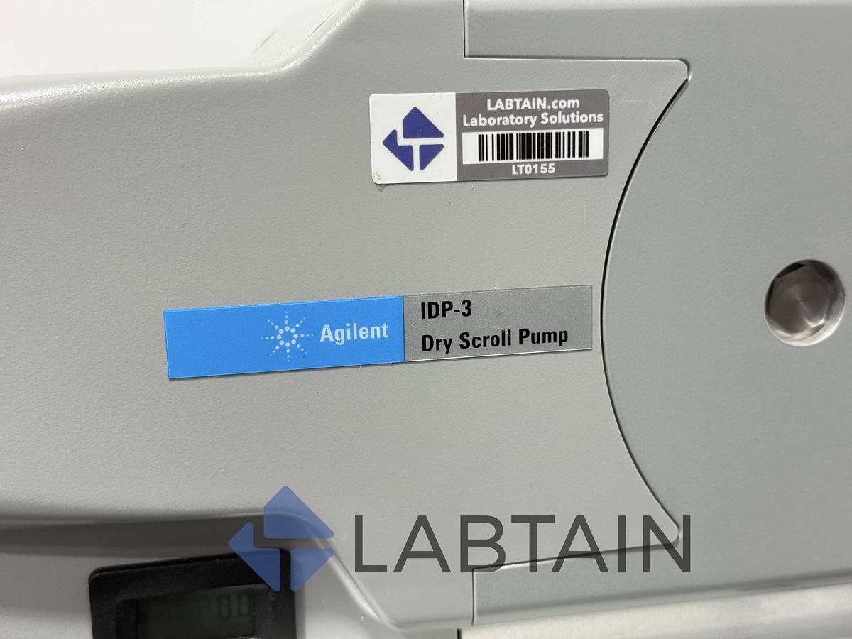 Used Agilent Technologies IDP-3 Dry Scroll Pump