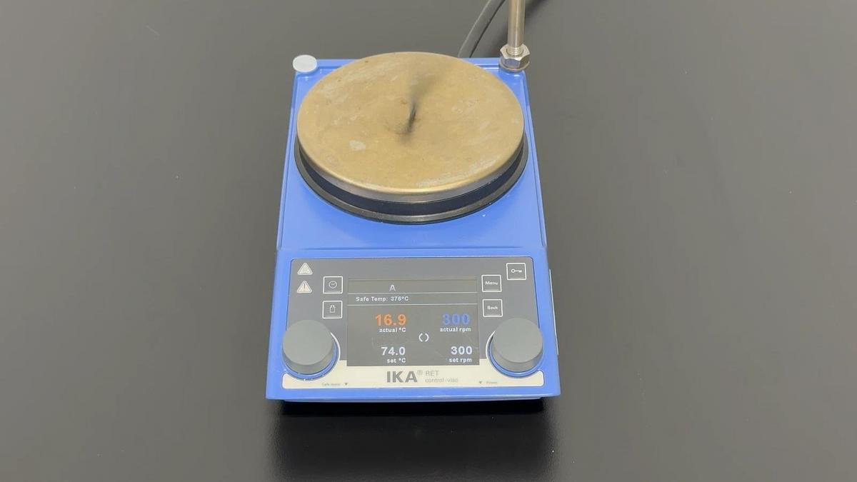 Used IKA RET CV S001 Control VISC Digital Magnetic (1700rpm, 340°C)