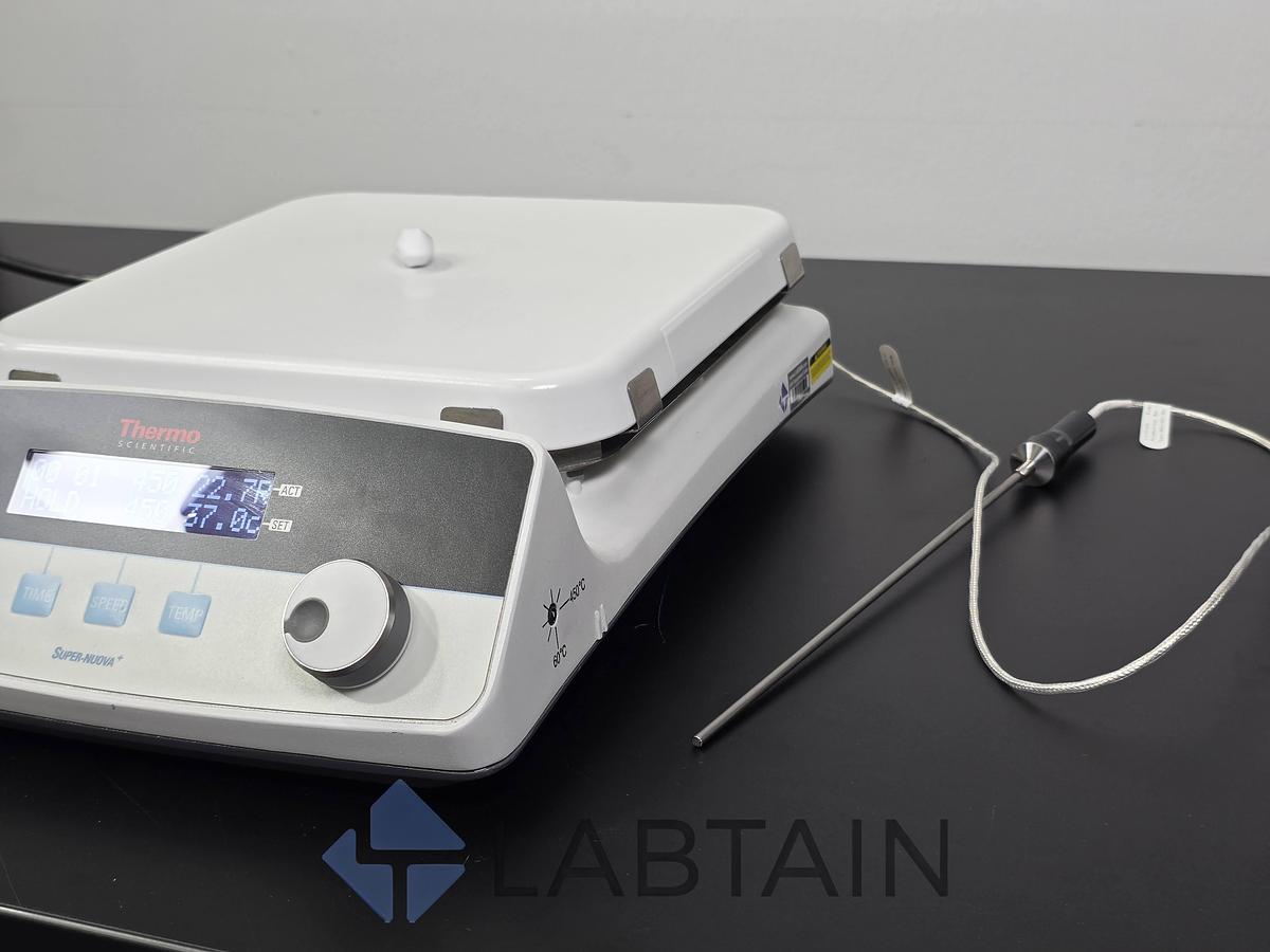 Used Thermo Scientific Super-Nuova+ SP88850190 Digital Hot Plate Stirrer w/ PT1000 Probe Used