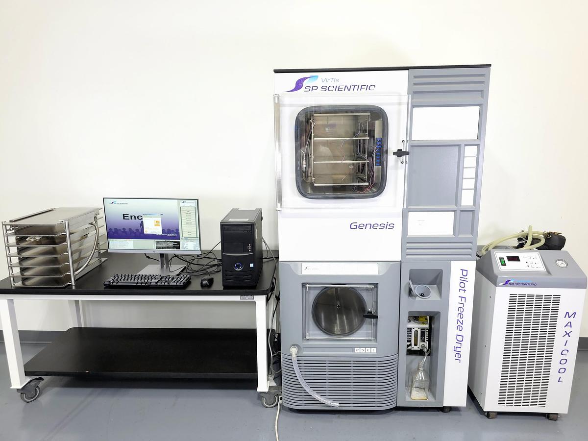 Used SP Scientific VirTis 25L Genesis SQ EL-85 Pilot Freeze Dryer Lyophilizer System