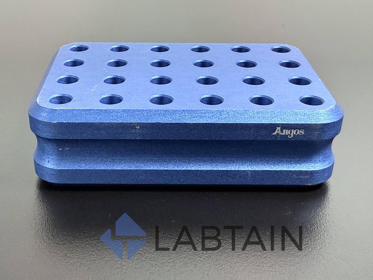 Used Argos PolarSafe 24-Hole Cryogenic Tube Rack – Durable Lab Freezer Storage