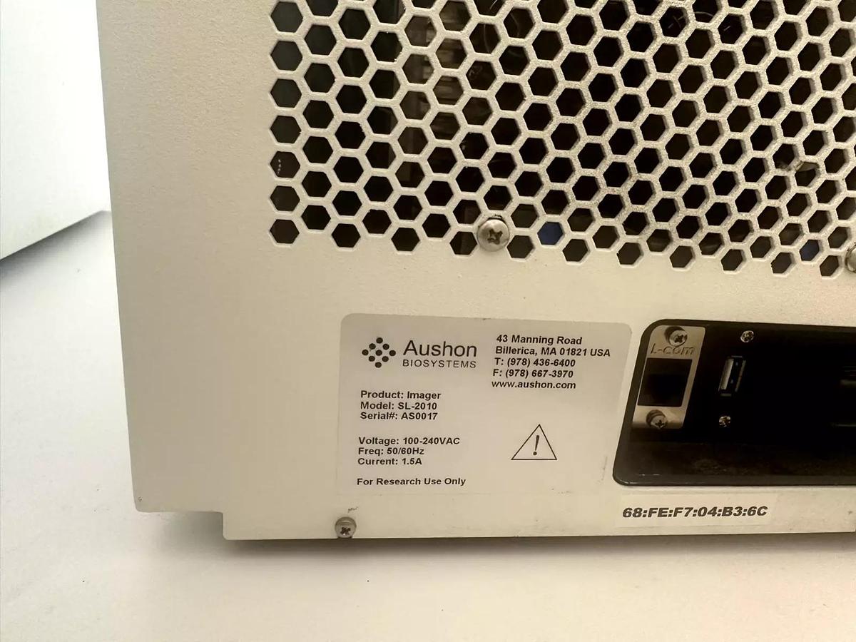 Used 2× Aushon CiraScan Imaging and Analysis System ASP-2010 SN AS0017 & AS0093 – Tested