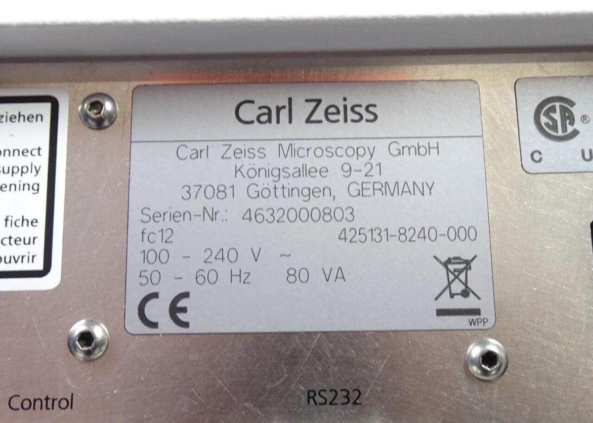 Used Carl Zeiss FC12 Definite Focus Controller – For Axio Microscopes – Used