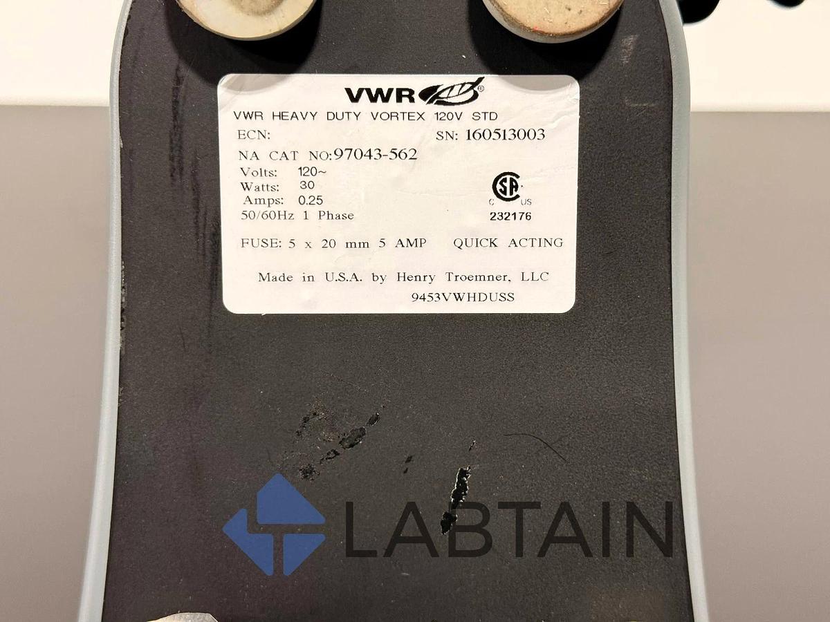 Used VWR 97043-562 Heavy Duty Vortex Mixer