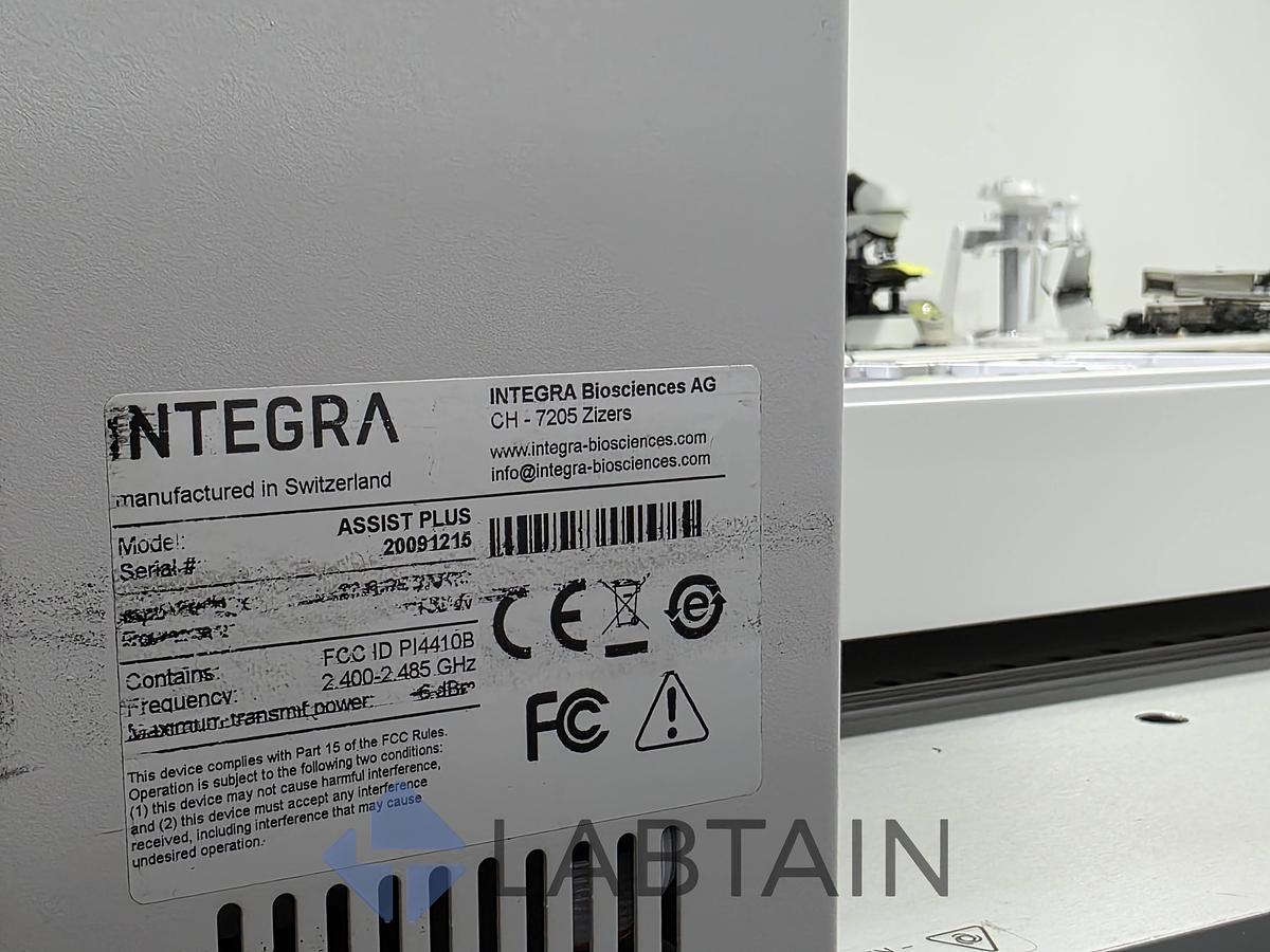 Used INTEGRA ASSIST PLUS Automated Pipetting Robot, 3-Position Deck, — Used/Tested